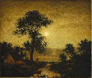 Ralph Albert Blakelock Moonlight oil painting artist